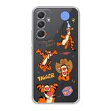 Manitoba Samsung Galaxy A25 Uyumlu Tigger Tasarımlı Baskılı Şeffaf Telefon Kılıfı