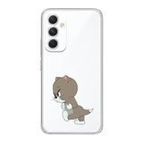 Manitoba Samsung Galaxy A25 Uyumlu Tom Tasarımlı Şeffaf Telefon Kılıfı, Silikon, Çok Renkli