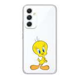 Manitoba Samsung Galaxy A25 Uyumlu Tweety Tasarımlı Baskılı Şeffaf Telefon Kılıfı