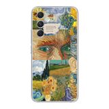 Manitoba Samsung Galaxy A25 Uyumlu Van Gogh Tasarımlı Baskılı Şeffaf Telefon Kılıfı