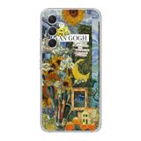 Manitoba Samsung Galaxy A25 Uyumlu Van Gogh Tasarımlı Şeffaf Telefon Kılıfı, Çok Renkli