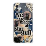 Manitoba Samsung Galaxy A25 Uyumlu We Are Made Of Star Stuff Tasarımlı Şeffaf Telefon Kılıfı, Çok Renkli