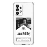 Manitoba Samsung Galaxy A33 ile Uyumlu Lana Del Rey Tasarımlı Şeffaf Telefon Kılıfı, Çok Renkli