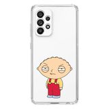 Manitoba Samsung Galaxy A33 ile Uyumlu Stewie Griffin Tasarımlı Şeffaf Telefon Kılıfı
