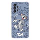 Manitoba Samsung Galaxy A33 ile Uyumlu Tom Tasarımlı Baskılı Şeffaf Telefon Kılıfı