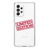 Manitoba Samsung Galaxy A33 Uyumlu Limited Edition Tasarımlı Şeffaf Telefon Kılıfı