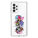 Manitoba Samsung Galaxy A33 Uyumlu Powerpuff Girls Tasarımlı Baskılı Şeffaf Telefon Kılıfı