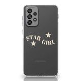 Manitoba Samsung Galaxy A33 Uyumlu Star Girl Tasarımlı Baskılı Şeffaf Telefon Kılıfı