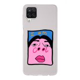 Manitoba Samsung Galaxy M33 ile Uyumlu Im Cool Tasarımlı Şeffaf Telefon Kılıfı, Çok Renkli