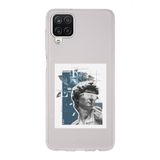 Manitoba Samsung Galaxy M33 ile Uyumlu Rockstar Tasarımlı Şeffaf Telefon Kılıfı, Silikon, Çok Renkli