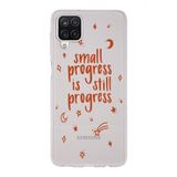 Manitoba Samsung Galaxy M33 ile Uyumlu Small Progress Tasarımlı Şeffaf Telefon Kılıfı