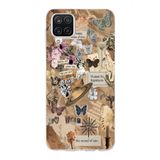Manitoba Samsung Galaxy M33 ile Uyumlu Ticket To Anywhere Tasarımlı Baskılı Şeffaf Telefon Kılıfı
