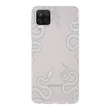 Manitoba Samsung Galaxy M33 ile Uyumlu Yılan Tasarımlı Baskılı Şeffaf Telefon Kılıfı