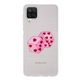 Manitoba Samsung Galaxy M33 ile Uyumlu Zarlar Tasarımlı Baskılı Şeffaf Telefon Kılıfı