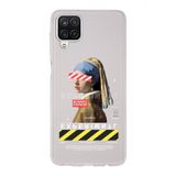 Manitoba Samsung Galaxy M33 Uyumlu Baskılı Yumuşak Silikon Şeffaf Telefon Kılıfı, Desen237