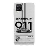 Manitoba Samsung Galaxy M33 Uyumlu Baskılı Yumuşak Silikon Şeffaf Telefon Kılıfı, Porsche 911 Tasarımı
