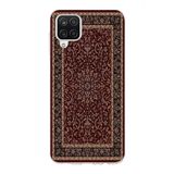 Manitoba Samsung Galaxy M33 Uyumlu Baskılı Yumuşak Silikon Telefon Kılıfı, Bordo Desen