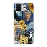Manitoba Samsung Galaxy M33 Uyumlu Baskılı Yumuşak Silikon Telefon Kılıfı, Van Gogh Deseni