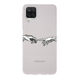Manitoba Samsung Galaxy M33 Uyumlu Eller Tasarımlı Şeffaf Telefon Kılıfı