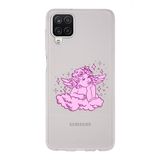 Manitoba Samsung Galaxy M33 Uyumlu Melek Tasarımlı Baskılı Şeffaf Telefon Kılıfı