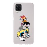 Manitoba Samsung Galaxy M33 Uyumlu Powerpuff Girls Tasarımlı Şeffaf Telefon Kılıfı, Çok Renkli