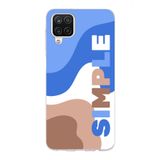 Manitoba Samsung Galaxy M33 Uyumlu Simple Tasarımlı Şeffaf Telefon Kılıfı, Çok Renkli