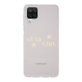 Manitoba Samsung Galaxy M33 Uyumlu Star Girl Tasarımlı Baskılı Şeffaf Telefon Kılıfı