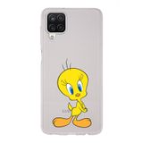 Manitoba Samsung Galaxy M33 Uyumlu Tweety Tasarımlı Baskılı Şeffaf Telefon Kılıfı