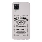 Manitoba Samsung Galaxy M33 Uyumlu Whiskey Tasarımlı Şeffaf Telefon Kılıfı, Silikon, Çok Renkli