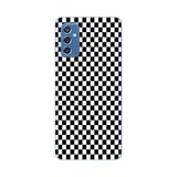 Manitoba Samsung Galaxy M52 Uyumlu Dama Desen Baskılı Şeffaf Telefon Kılıfı, Silikon, Çok Renkli
