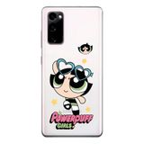 Manitoba Samsung Galaxy S20 FE Uyumlu Baskılı Yumuşak Silikon Şeffaf Telefon Kılıfı, Powerpuff Girls Desen