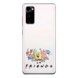 Manitoba Samsung Galaxy S20 FE Uyumlu Friends Tasarımlı Baskılı Şeffaf Telefon Kılıfı