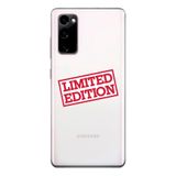 Manitoba Samsung Galaxy S20 FE Uyumlu Limited Edition Tasarımlı Baskılı Şeffaf Telefon Kılıfı