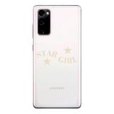 Manitoba Samsung Galaxy S20 FE Uyumlu Star Girl Tasarımlı Baskılı Şeffaf Telefon Kılıfı