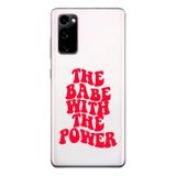 Manitoba Samsung Galaxy S20 FE Uyumlu The Power Tasarımlı Baskılı Şeffaf Telefon Kılıfı