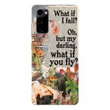 Manitoba Samsung Galaxy S20 FE Uyumlu What If Tasarımlı Baskılı Şeffaf Telefon Kılıfı