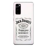 Manitoba Samsung Galaxy S20 FE Uyumlu Whiskey Tasarımlı Baskılı Şeffaf Silikon Telefon Kılıfı, Çok Renkli