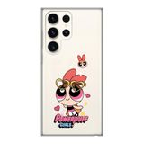 Manitoba Samsung Galaxy S22 Ultra Uyumlu Baskılı Yumuşak Silikon Şeffaf Telefon Kılıfı, Powerpuff Girls Desen