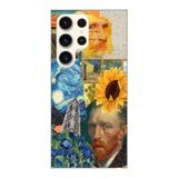 Manitoba Samsung Galaxy S22 Ultra Uyumlu Baskılı Yumuşak Silikon Telefon Kılıfı, Van Gogh Sanat Deseni