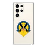 Manitoba Samsung Galaxy S22 Ultra Uyumlu Wolverine Tasarımlı Baskılı Şeffaf Telefon Kılıfı