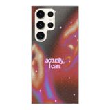 Manitoba Samsung Galaxy S23 Ultra Uyumlu Baskılı Yumuşak Silikon Telefon Kılıfı, Çok Renkli Desen