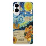 Manitoba Samsung Galaxy S25 Edge Uyumlu Baskılı Yumuşak Silikon Telefon Kılıfı, Starry Night Tasarım