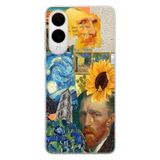 Manitoba Samsung Galaxy S25 Edge Uyumlu Baskılı Yumuşak Silikon Telefon Kılıfı, Van Gogh Deseni