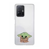 Manitoba Xiaomi Mi 11T / Mi 11T Pro Uyumlu Baby Yoda Tasarımlı Baskılı Şeffaf Silikon Telefon Kılıfı