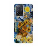 Manitoba Xiaomi Mi 11T / Mi 11T Pro Uyumlu Van Gogh Tasarımlı Baskılı Şeffaf Telefon Kılıfı