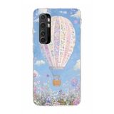 Manitoba Xiaomi Mi Note 10 Lite Uyumlu Baskılı Yumuşak Silikon Şeffaf Telefon Kılıfı, Çiçek Balon Deseni