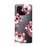Manitoba Xiaomi Redmi 10C Uyumlu Baskılı Yumuşak Silikon Şeffaf Telefon Kılıfı, Desen, Çok Renkli