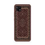 Manitoba Xiaomi Redmi 10C Uyumlu Baskılı Yumuşak Silikon Telefon Kılıfı, Desen, Bordo