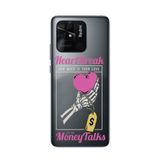 Manitoba Xiaomi Redmi 10C Uyumlu Baskılı Yumuşak Silikon Telefon Kılıfı, Heartbreak Desen
