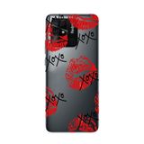 Manitoba Xiaomi Redmi 10C Uyumlu Baskılı Yumuşak Silikon Telefon Kılıfı, Kırmızı Dudak Deseni
